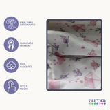 Fraldas Mini Quadriculadas com Variações de  Estampas Aéreas