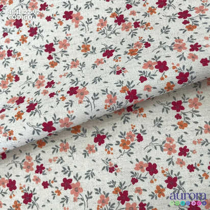 Cotton Linen - Linho com Algodão - Florzinha Camponesa