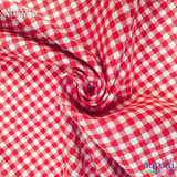 Cotton Linen - Linho com Algodão Estampa Xadrez Vichy