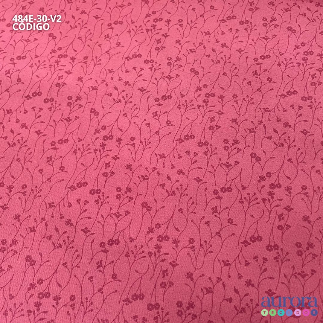 Cotton Linen - Linho com Algodão - Estampa Folhagem II