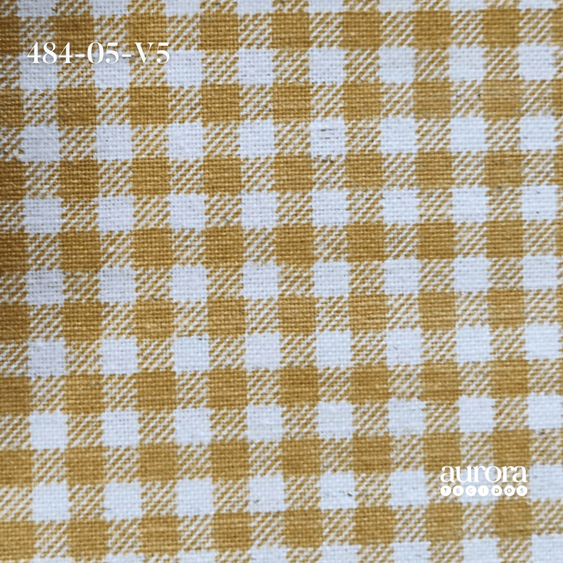 Tecido Linho Misto com Algodão Estampa Xadrez Vichy