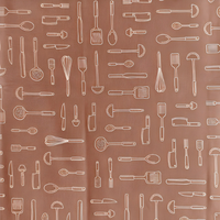 Tricoline Estampada - Coleção Utensílios De Cozinha