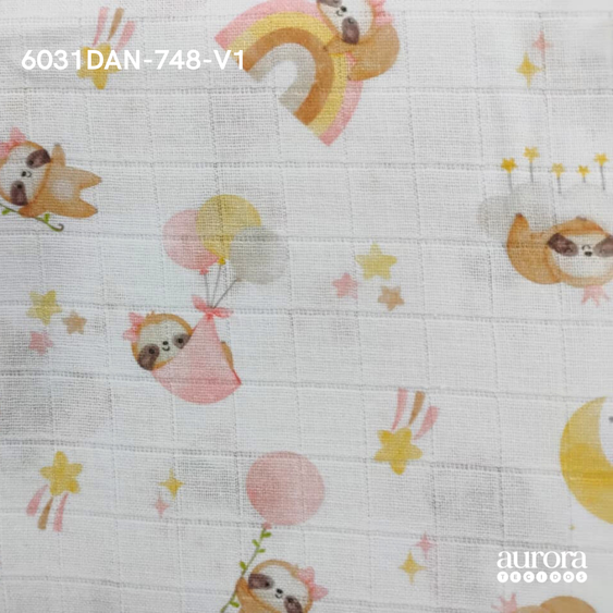 Fraldas Mini Quadriculadas Estampas  Digitais - Coleção Animais