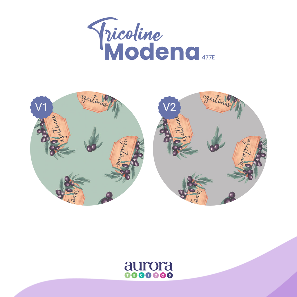 Tricoline Modena 100% Algodão Estampa 837