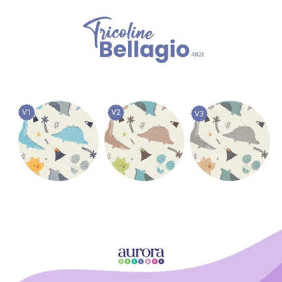 Tricoline Bellagio 170 fios - Dinossauro