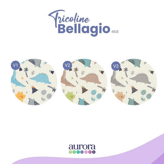 Tricoline Bellagio 170 fios - Dinossauro