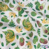484E - Cotton Linen - Linho com Algodão - Abacate, Limão e Kiwi