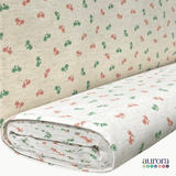 Tecido Linho Misto com Algodão  Estampa Bicicletas