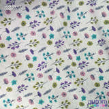 Cotton Linen - Linho com Algodão - Floral Colorido