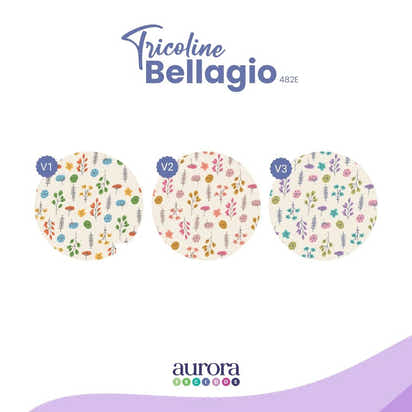 Tricoline Bellagio 170 fios - Floral Scandinavo