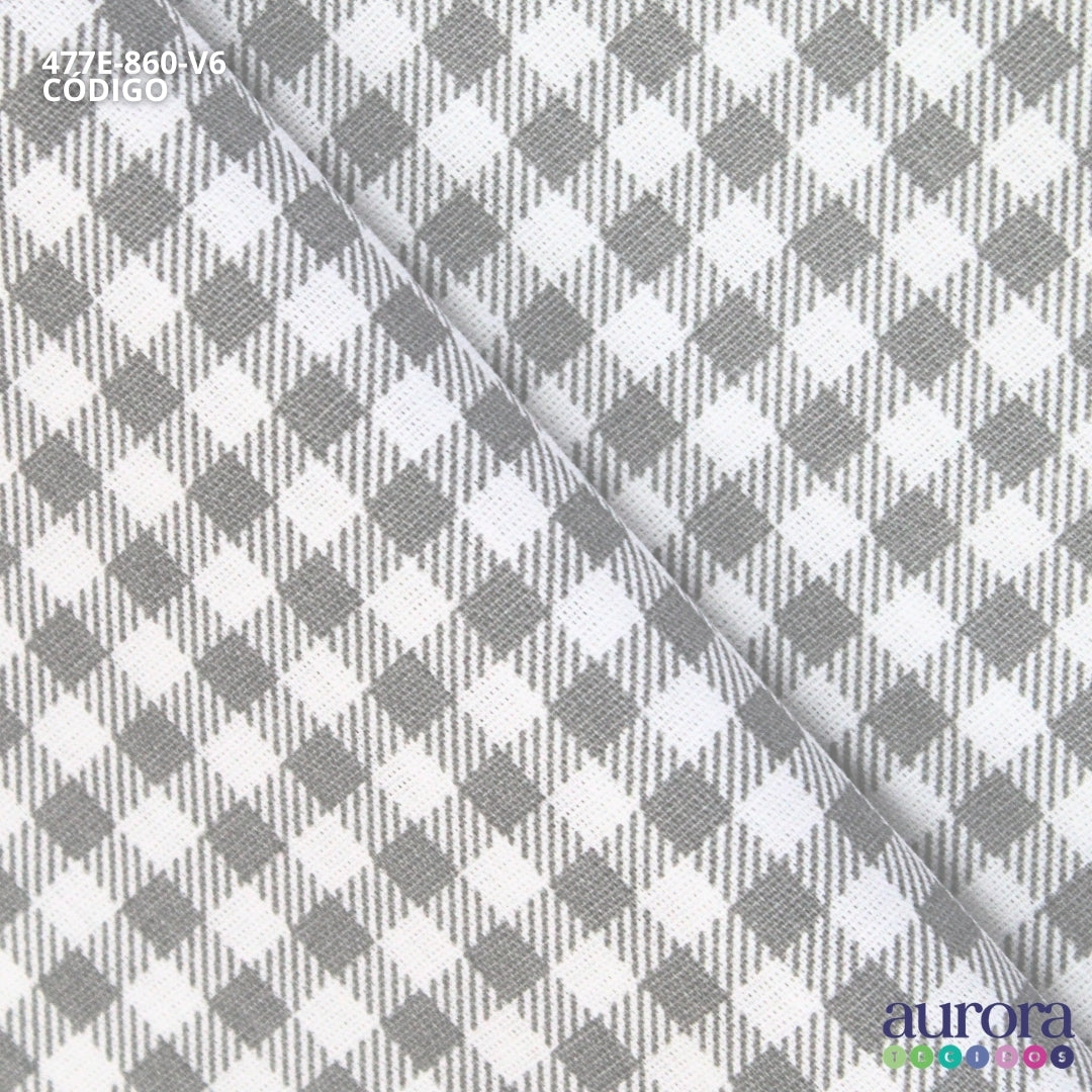 Tricoline Modena 100% Algodão - Xadrez Vichy