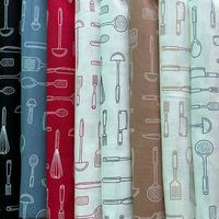 Tricoline Estampada - Coleção Utensílios De Cozinha