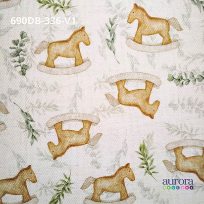 Tecido Flanela Digital - Estampas Brinquedos