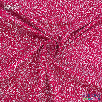Tricoline Modena 100% Algodão - Bella Cucina Mini Flores