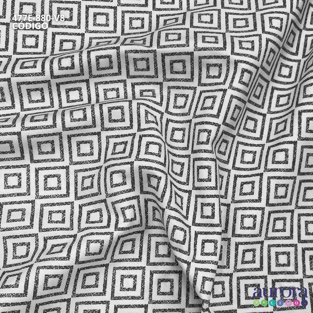 Tricoline Modena 100% Algodão - Bella Cucina Geométricos