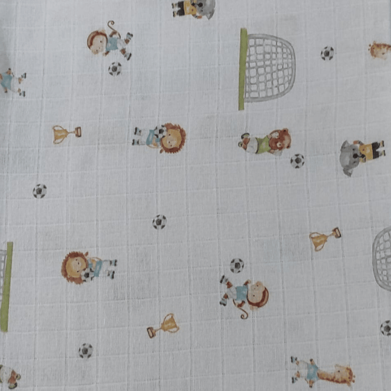 Fraldas Mini Quadriculadas Estampas Digitais - Coleção Brinquedos