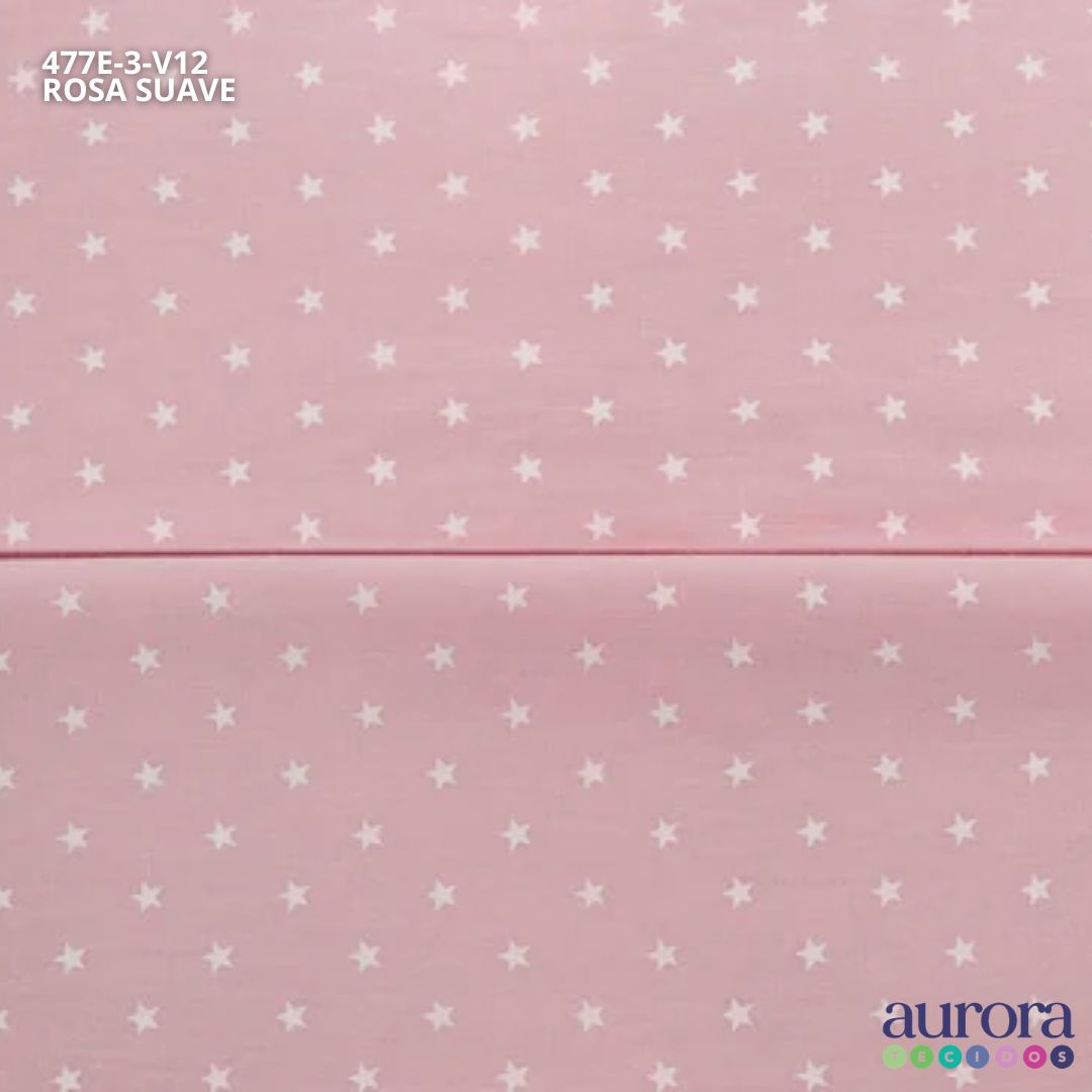 Tricoline Modena 100% Algodão - Estrela