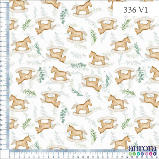 Tricoline Digital 170 fios - Cavalinhos