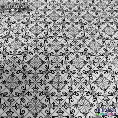 Tricoline Modena 100% Algodão - Bella Cucina - Azulejo II