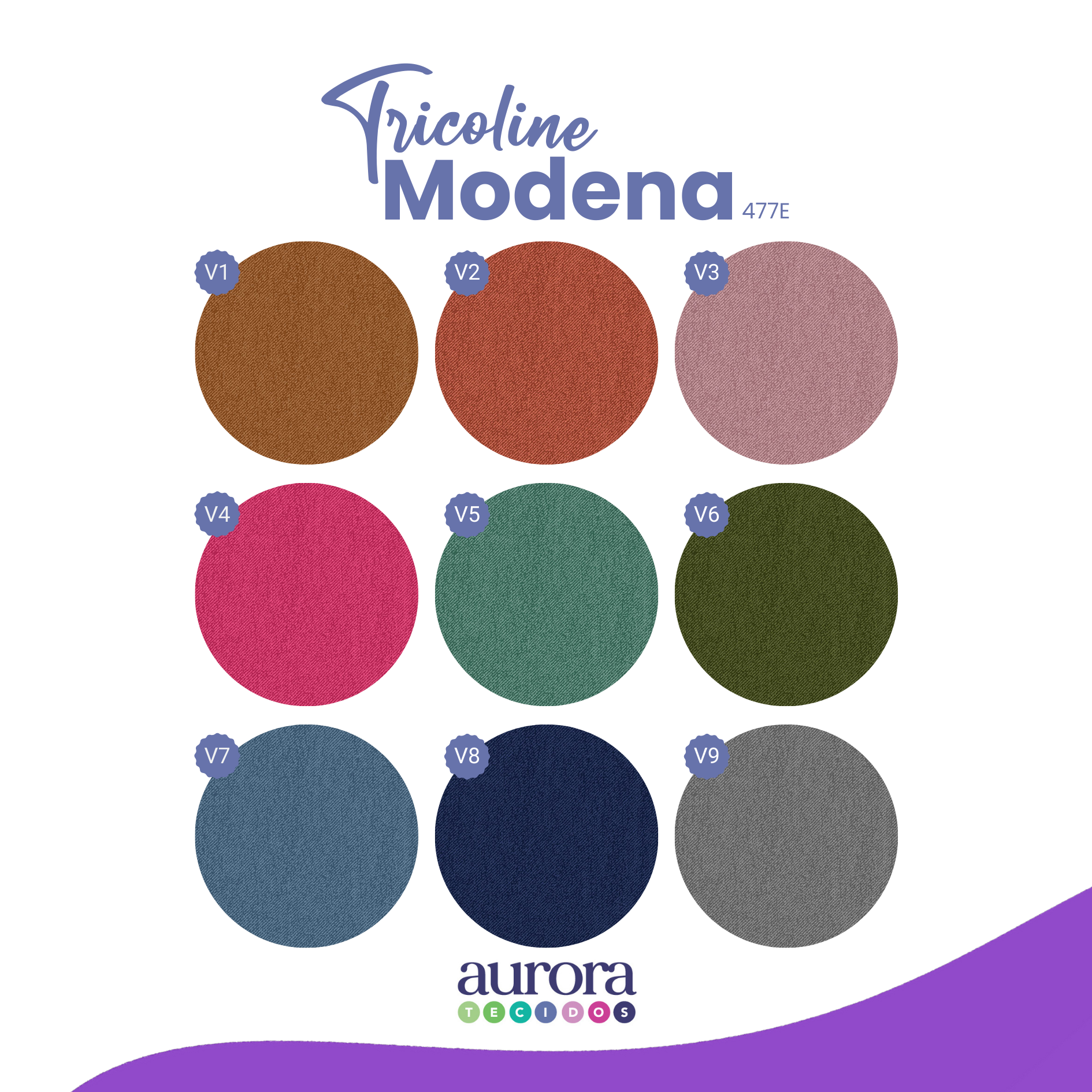 Tricoline Modena 100% Algodão - Jeans