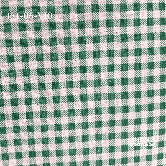Tecido Linho Misto com Algodão Estampa Xadrez Vichy