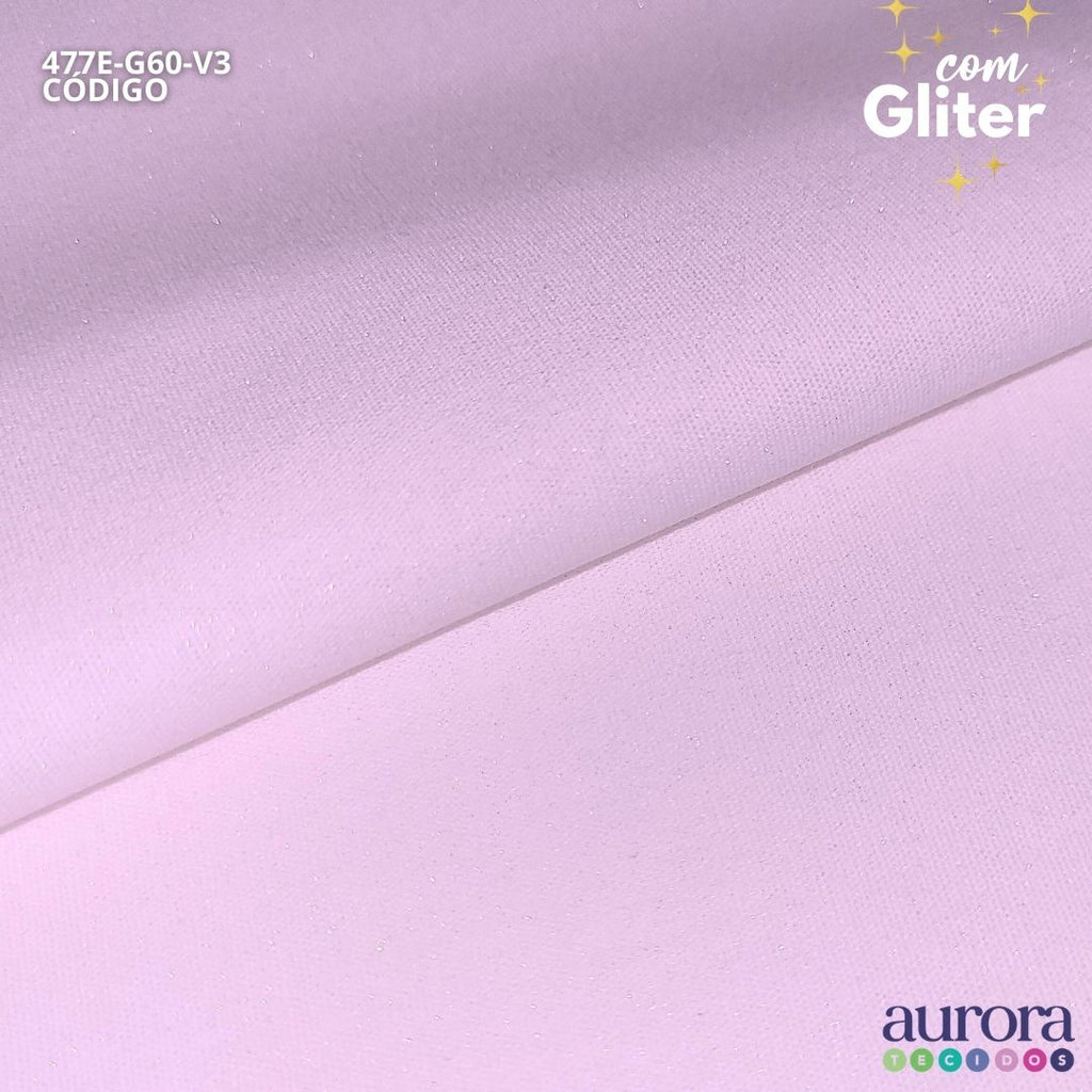 Tricoline Modena 100% Algodão- Liso c/ Gliter Prata