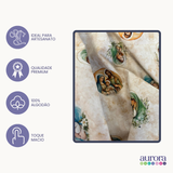 Tricoline Digital 100% Algodão - Coleção Tenha Fé