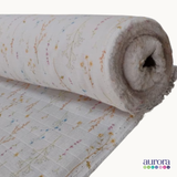 Fraldas Mini Quadriculada Estampas Digitais Floridas