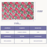 Tricoline Digital 100% Algodão - Coleção Natal Encantado - Sinos Natalino