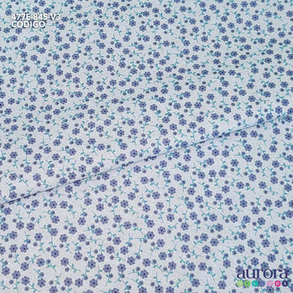 Tricoline Modena 100% Algodão - Mini Floral Colorato
