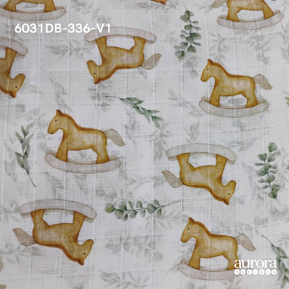 Fraldas Mini Quadriculadas Estampas Digitais - Coleção Brinquedos