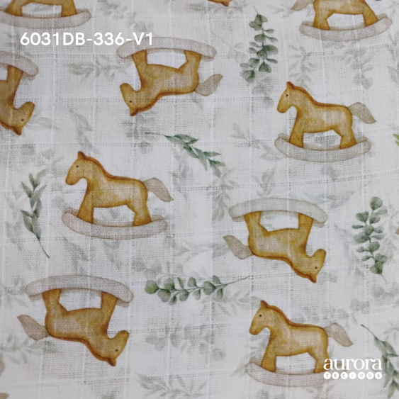 Fraldas Mini Quadriculadas Estampas Digitais - Coleção Brinquedos