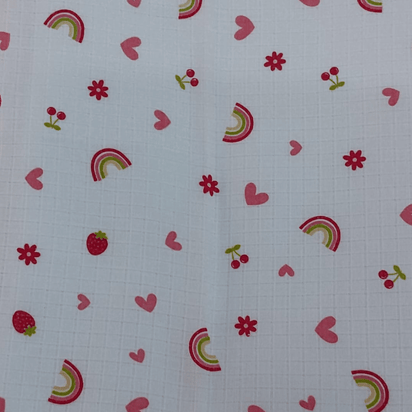 Fraldas Vichy Estreita Estampas Variadas