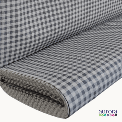 Tecido Linho Misto com Algodão Estampa Xadrez Vichy