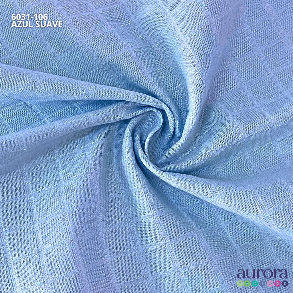 Fralda Lisa Mini Quadriculada 2x2 – Largura 1,55m | 100% Algodão para Artesanato e Enxoval