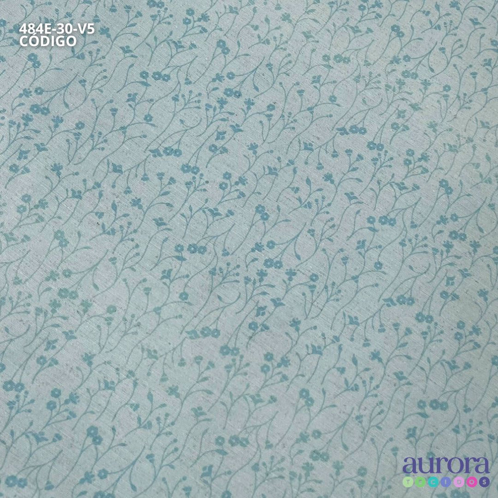 Cotton Linen - Linho com Algodão - Estampa Folhagem II