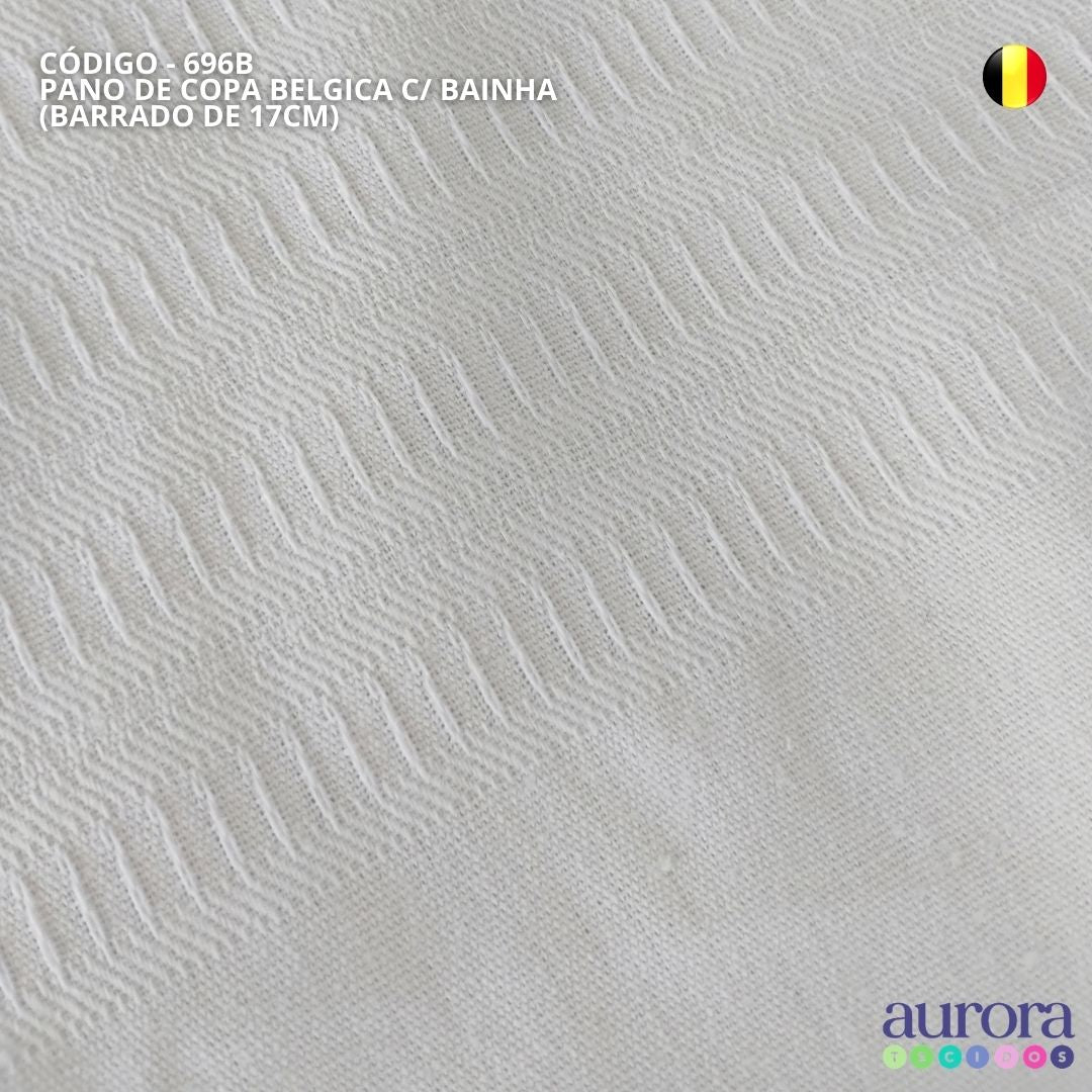 KIT C/ 3 Pano de Copa Bélgica Ibirapuera Têxtil Com Bainha e Barrado P/ Pintura