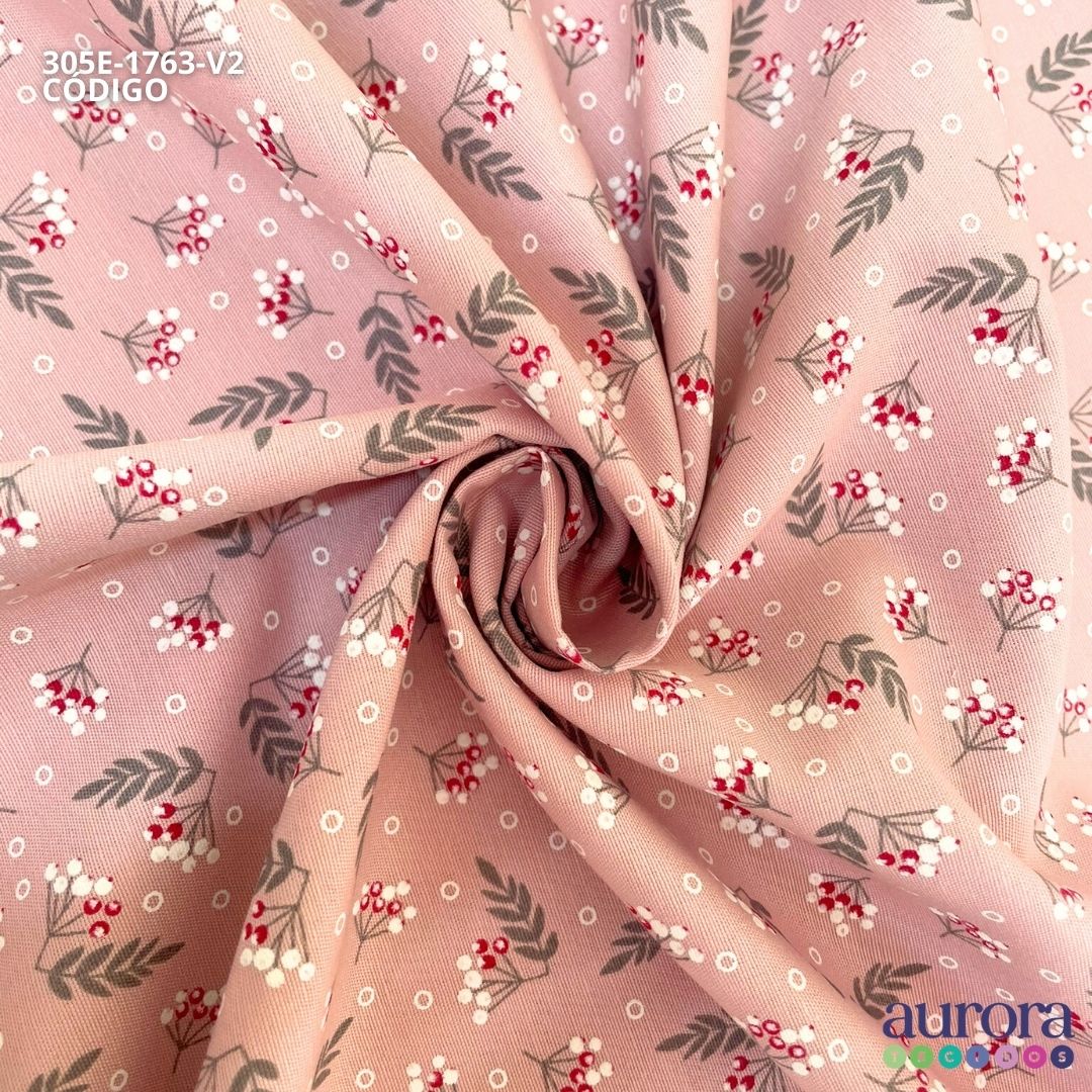 Tricoline Milano - Floral Bolinha